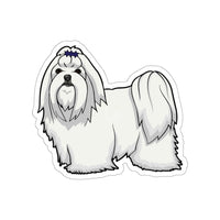 Shih Tzu Die-Cut Stickers, Water Resistant Vinyl, 5 Sizes, Matte Finish, Indoor/Outdoor, FREE Shipping, Made in USA!!
