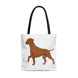 Rhodesian Ridgeback Tote Bag, 3 Sizes, Polyester, Boxed Corners, FREE Shipping, Made in USA!!