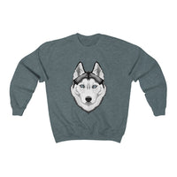 Siberian Husky Unisex Heavy Blend™ Crewneck Sweatshirt, S - 5XL, 7 Colors, FREE Shipping, Made in USA!!