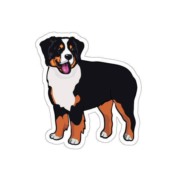 Bernese Mountain Dog Die-Cut Stickers, Water Resistant Vinyl, 5 Sizes, Matte Finish, Indoory/Outdoor, FREE Shipping, Made in USA!!