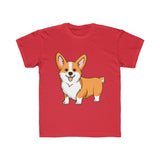 Corgi Kids Regular Fit Tee, 7 Colors, XS - XL, Soft Cotton, FREE Shipping, Made in the USA!!