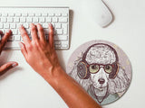 Poodle Painting Mouse Pad Mouse Mat Hipster Animal