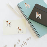 Brittanys Dog Sticker Sheets, 2 Image Sizes, 3 Image Surfaces, Water Resistant Vinyl, FREE Shipping, Made in USA!!