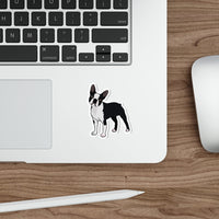 Boston Terrier Die-Cut Stickers, Water Resistant Vinyl, 5 Sizes, Matte Finish, Indoor/Outdoor, FREE Shipping, Made in USA!!