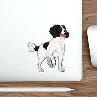 English Springer Spaniel Die-Cut Stickers, Water Resistant Vinyl, 5 Sizes, Matte Finish, Indoor/Outdoor, FREE Shipping, Made in USA!!
