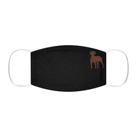 Vizsla Snug-Fit Polyester Face Mask, Polyester and Cotton, Two Layers, Elastic Earloops, Made in the USA!!