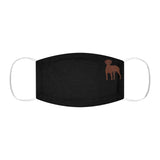 Vizsla Snug-Fit Polyester Face Mask, Polyester and Cotton, Two Layers, Elastic Earloops, Made in the USA!!
