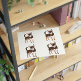 Chihuahua Sticker Sheets, Matte Finish, Water Resistant Vinyl, Indoor & Outdoor Use,  FREE Shipping, Made in the USA!!