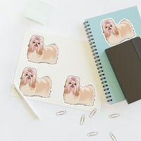 Havanese Sticker Sheets, 2 Sticker Sizes, 3 Images Surfaces, Water Resistant Vinyl, FREE Shipping, Made in USA!!