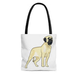 Mastiff Tote Bag, 100% Polyester, 3 Sizes, Made in the USA!!