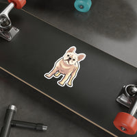 French Bulldog Die-Cut Stickers,  Water Resistant Vinyl, 5 Sizes, Matte Finish, Indoor/Outdoor, FREE Shipping, Made in USA!!
