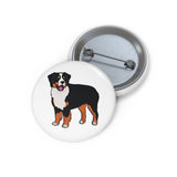 Bernese Mountain Dog Custom Pin Buttons