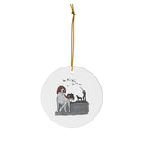 German Shorthaired Pointer Ceramic Ornaments
