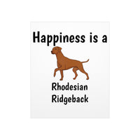 Rhodesian Ridgeback Premium Matte Vertical Posters, 7 Sizes, Matte Finish, Indoor Use, FREE Shipping, Made in USA!!