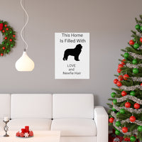 Newfoundland Premium Matte vertical posters, 7 Sizes, Fine Art Paper, Matte Finish, Indoor Use, FREE Shipping, Made in USA!!