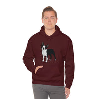 Boston Terrier Unisex Heavy Blend™ Hooded Sweatshirt, S - 5XL, 12 Colors, Cotton/Polyester, FREE Shipping, Made in USA!!