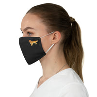 Golden Retriever Fabric Face Mask