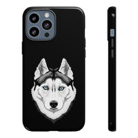 Siberian Husky Tough Cell Phone Cases, 33 Types of Cases, 2 Layer Case, Impact Resistant, FREE Shipping, Made in USA!!