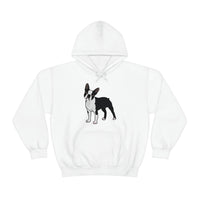 Boston Terrier Unisex Heavy Blend™ Hooded Sweatshirt, S - 5XL, 12 Colors, Cotton/Polyester, FREE Shipping, Made in USA!!