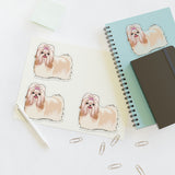 Havanese Sticker Sheets, 2 Sticker Sizes, 3 Images Surfaces, Water Resistant Vinyl, FREE Shipping, Made in USA!!