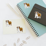 Bulldog Sticker Sheets, 2 Image Sizes, 3 Image Surfaces, Water Resistant Vinyl, FREE Shipping, Made in USA!!