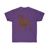 Vizsla Unisex Ultra Cotton Tee, 12 Colors, S - 5XL, FREE Shipping, Made in the USA!!