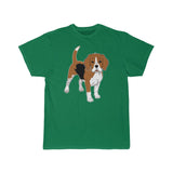 Beagle Men's Short Sleeve Tee, S - 5XL, Preshrunk Cotton, Light Fabric, Relaxed Fit, 11 Colors, FREE Shipping, Made in USA!!