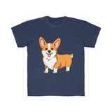 Corgi Kids Regular Fit Tee, 7 Colors, XS - XL, Soft Cotton, FREE Shipping, Made in the USA!!