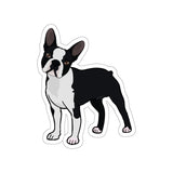 Boston Terrier Die-Cut Stickers, Water Resistant Vinyl, 5 Sizes, Matte Finish, Indoor/Outdoor, FREE Shipping, Made in USA!!