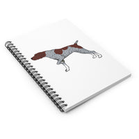 German Shorthaired Pointer Spiral Notebook - Ruled Line