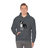 Boston Terrier Unisex Heavy Blend™ Hooded Sweatshirt, S - 5XL, 12 Colors, Cotton/Polyester, FREE Shipping, Made in USA!!