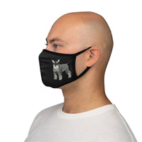 Miniature Schnauzer Fitted Polyester Face Mask