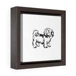 Shih Tzu Square Framed Premium Gallery Wrap Canvas