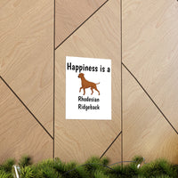 Rhodesian Ridgeback Premium Matte Vertical Posters, 7 Sizes, Matte Finish, Indoor Use, FREE Shipping, Made in USA!!
