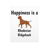 Rhodesian Ridgeback Premium Matte Vertical Posters, 7 Sizes, Matte Finish, Indoor Use, FREE Shipping, Made in USA!!