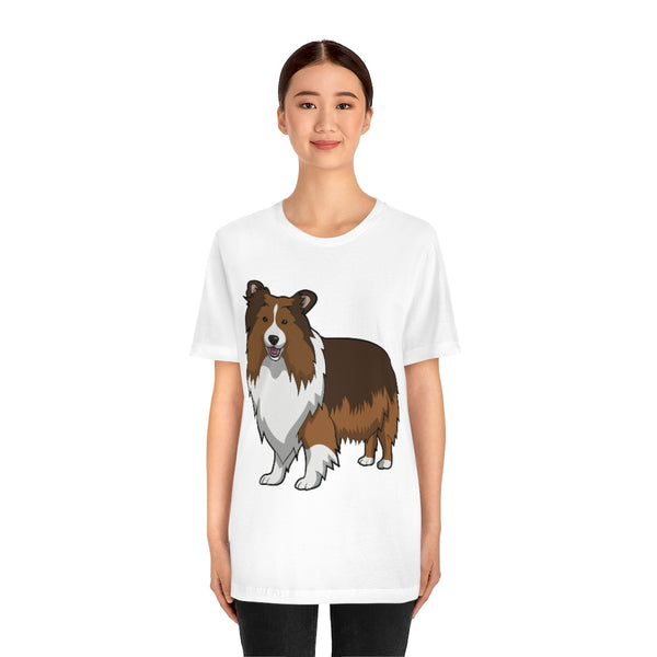 Shetland Sheepdog Unisex Jersey Short Sleeve Tee