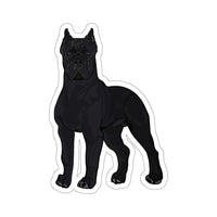 Cane Corso Kiss-Cut Stickers, 4 Sizes, White or Transparent Background, For Indoor Use, Made in the USA!!