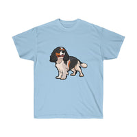 Tricolor Cavalier King Charles Spaniel Unisex Ultra Cotton Tee