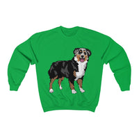 Australian Shepherd Unisex Heavy Blend™ Crewneck Sweatshirt, S - 5XL, 6 Colors, Loose Fit, Cotton/Polyester, FREE Shipping, Made in USA!!
