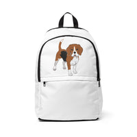 Beagle Unisex Fabric Backpack