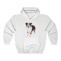 Miniature American Shepherd Unisex Heavy Blend™ Hooded Sweatshirt, S - 5XL, 12 Colors, FREE Shipping, Made in the USA!!