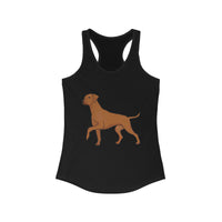 Rhodesian Ridgeback Women's Ideal Racerback Tank, Cotton/Polyester, Extra Light Fabric, Slim Fit, S - 2XL, FREE Shipping, Made in USA!!