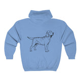 Labrador Retriever Hoodies, Unisex Heavy Blend™ Full Zip Hooded Sweatshirt