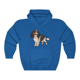 Tricolor Cavalier King Charles Spaniel Unisex Heavy Blend™ Hooded Sweatshirt