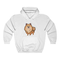 Pomeranian Unisex Heavy Blend™ Hooded Sweatshirt, Made in USA