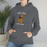 Airedale Terrier Unisex Heavy Blend Hooded Sweatshirt, S - 5XL, 12 Colors, Cotton/Polyester, FREE Shipping, Made in USA!!