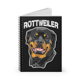 Rottweiler Spiral Notebook - Ruled Line