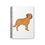 Chesapeake Bay Retriever Spiral Notebook - Ruled Line, 118 pages, shopping, school notes, poems, song, FREE Shipping, Made in USA!!