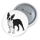 Boston Terrier Custom Pin Buttons