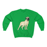 Mastiff Unisex Heavy Blend™ Crewneck Sweatshirt, S-5XL, 10 Colors Available, 50% Cotton, 50% Polyester, Made in the USA!!